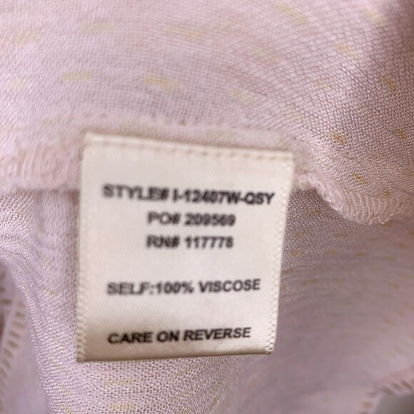 LOVESTITCH relaxed flowy blouse gold detail exaggerated sleeve size M/L - Picture 12 of 12